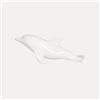 KeyHome Store Delfino in Ceramica Bianco L. 50 cm