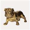 KeyHome Store Bulldog in Resina Oro H.19x35x15 cm