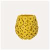 KeyHome Store Vaso Decorativo con Margherite Gialle in Ceramica Altezza cm 28