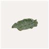 KeyHome Store Foglia Decorativa in Ceramica Verde - Svuotatasche L. cm 33