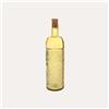 KeyHome Store Bottiglia in Vetro gialla con tappo H.25x6,5 cm