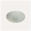 KeyHome Store Centrotavola in Vetro bianco decorato Ø cm 40, altezza 10