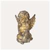 KeyHome Store Putto in Resina Oro 13x16x15H