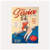 KeyHome Store Tabella in Latta "Taylor Service" 40x30 cm