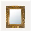 KeyHome Store Specchio con Cornice in Legno Oro 70x80 cm
