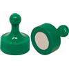 FIRST4MAGNETS Magneti Skittle Jumbo Verdi Per Frigorifero, Ufficio, Lavagna, Tabellone, Archiviazione - 29mm Dia x 38mm Di Altezza