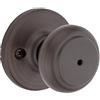 Kwikset 93001-868 Cove Bed and Bath Knob in Venetian Bronze