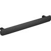 ALLES IM GRIFF Allles Aion LA - Maniglia piatta per mobili, 160 mm, larghezza 190 mm, maniglia per mobile frontale in zinco pressofuso nero opaco