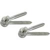 National Hardware N131-169 295 Cerniere a vite a gancio/occhiello in zincato, confezione da 2, 5/8 x 5