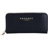 ERMANNO FIRENZE Large Zip Wallet EBA SS26 Black