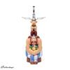 Plastoy Astérix Figura Totem Astérix, Obélix e Idéfix - Resina - 40 cm