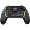 Whychstore Controller di gioco, controller di gioco wireless per PC, joystick effetto Hall No Drift per Windows Switch per Android per IOS, Gamepad ergonomico in ABS