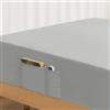 ALYVIA SPRING Lenzuolo con angoli per letto singolo, con tasca laterale, in microfibra 1800 super morbida e confortevole, resistente alle pieghe, allo sbiadimento, con tasca profonda per letto singolo, grigio