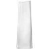 LEONARDO HOME TURNO Vaso - 1 pezzo - Vaso in vetro satinato - Aspetto moderno - Design semplice - Vaso per fiori singoli - Versatile - Altezza 34 cm - Satinato - 055262