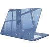 FINTIE Cover Compatibile con MacBook Neo 13 Pollici A3404 (A18 Pro Chip, 2026) -Ultra Sottile Trasparente Custodia Rigida Protettivo Guscio Rigido Case per MacBook Neo 13 (Y-Glittering Indaco)