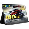 Yodoit Monitor Portatile 17.3 2.5K QHD 180Hz Schermo IPS 2560x1440 16:9 Display con Porta USB Tipo C e Altoparlanti Integrati con Smart Cover Monitor Compatibile con PC, Laptop, MacBook, XBOX
