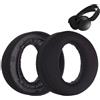 FWORUAIS 1 paio di cuscinetti auricolari PS5, in tessuto a rete professionale di ricambio per Sony PS5 Pulse 3D, nero utilizza memory foam di alta qualità
