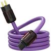 YuanYong Cavo di alimentazione audio audio HiFi 12AWG 7N OCC 24K placcato oro e presa IEC320-C15 125 V/15 A per altoparlante, distributore, subwoofer, home theater (1M/3.3Ft)