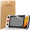 Blueshaweu Pellicola protettiva compatibile con My Arcade Gamestation Go, [confezione da 6] pellicola trasparente in TPU a copertura totale, compatibile con Atari Gamestation Go (confezione da 6)