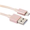 Belkin F2CU021BT04-C00 Cavo MIXIT Metallico da Micro-USB a USB, Oro Rosa