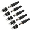 VIEUE Connettore presa di alimentazione VIUEUE Pin di potenza DC 5.5x2.1mm femmina jack jack jacks jacks for presa Adattatore 5.5 * 2.1 DC-022B Connettore di montaggio del pannello di alimentazione 10pcs (5