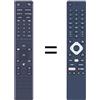 TCNOUMT Telecomando TV adatto per Nokia Smart TV 5500A 5800A 6500A 7500A (non funzione vocale)