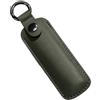Générique Custodia per chiavetta USB, piccola custodia portatile professionale di alta qualità, custodia protettiva in pelle, custodia protettiva per lettore con portachiavi per l'organizzazione dei proprietari