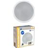 XPL 1 altoparlante da incasso compatibile con POWER DYNAMICS CSPB6 18,6 cm di diametro 5 watt rms 10 watt max 8 ohm 92 db spl da soffitto muro casa feste hotel, 1 pezzo