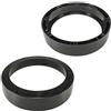 tomzz Audio 2857-019 Anelli per altoparlanti staffe adattatore compatibile con VW Caddy Golf V Multivan T5 porta anteriore per altoparlanti DIN 200mm