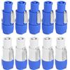 caapmony 10 Pz/ Nac3Fca Speakon Spina 3 Pin Spina Powercon 20A 250V Connettore di Alimentazione CA Blu e