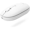 Macally Mouse wireless Bluetooth - Connessione forte - Mouse wireless silenzioso per MacBook Air/Pro, Mac, iMac, Apple iPad, mouse per computer portatile, PC Windows Desktop - bianco