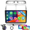 Hodozzy 2GB 64GB Android Autoradio per Peugeot 307 307CC 307SW 2002-2013 Radio con Wireless Carplay Android Auto, Hodozzy Stereo 9 Pollici Touch Screen, GPS WiFi, Bluetooth FM/RDS,EQ, 2 Din Radio per Peugeot