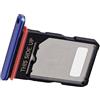 Generico Porta Scheda SIM per Motorola Edge 30 Neo (XT2245), Slot Dual-Nano-SIM, Sostituzione Originale, Purpureo