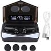 NutriEss Auricolari da gioco wireless Bluetooth 5.1 stereo, display a LED, cuffie touch con microfono per giochi mobili, materiale ABS, dimensioni altoparlante da 8 mm, capacità a batteria