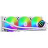 Mars Gaming ML-ONE120 Bianco, Raffreddamento a Liquido CPU, TDP 200W, Infinity Mirror, Ventola FRGB Silenziosa, Universale Multisocket