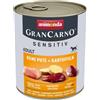 ANIMONDA GranCarno Sensitive tacchino con patate 800g