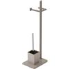 FERIDRAS PIANTANA PORTAROTOLO E PORTASCOPINO DA BAGNO TORTORA COD 154040 18x24x73 cm