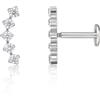 limerencia 18G Piercing al Corpo in Titanio,Set di 2 Pezzi per Helix Piercing Labbro per Donna Uomo,Piercing Trago con 6 mm 8 mm per Elice/Naso/Tragus/Cartilagine e Labret
