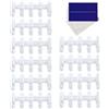 Generic Binder Binding Strip, pettine traslucido per quaderni, kit di rilegatura a 5 fori, anelli per rilegatura a scatto, dorsi per quaderni, album fotografici