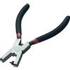 PANSHIYON Perforatrice per lamiera, 2 mm, resistente, strumento di perforazione per gioielli in metallo, etichette, orecchini, carte, artigianato, cinturino in pelle