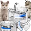 Retoo Fontana per gatti, 2,5 l, fontana per gatti, cani, fontana automatica per animali domestici, serbatoio dell'acqua per interni, pompa silenziosa, filtro dell'acqua, 16,5 x 16,5 x 15,5 cm