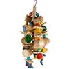 Daelesr Giochi per Pappagalli, Colorato Giocattoli Pappagallo di Uccelli, Pannocchia di Mais Naturale, Giochi per Pappagalli Bird Toys, Giocattolo da masticazione naturale per uccelli di grossa taglia