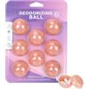 Jiwyunlu Palline Controllo Odori per Animali Domestici - 8 Pezzi Naturali a Lunga Durata Profumate | Eliminatore Odori Gatto Palline Rinfrescanti Ambiente - per Mobili Bagno Cucina Scarpe Lettiera