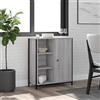 IBUQDDV Credenza soggiorno Madia da Salotto Mobile da Cucina Armadietti Credenza Grigio Sonoma 70x30x80 cm in Legno Multistrato per Soggiorno Sala da Pranzo