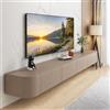 FGNIXLN Mobile TV Sospeso,120-240cm Tavolo per TV Moderno,Mobile Porta Televisore,Adatto per il Soggiorno e la Camera da Letto(240CM)
