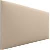 DHOME Testiera Imbottita Liscia in Similpelle Altezza 70CM Spessore 4cm e 8cm per Parete Acustica Testate Letto Pannello Fonoassorbente Camera da Letto (Beige, 100cm, Spessore 4cm)