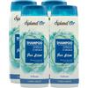 FEI FAN Shampoo CETRIOLO E ARGILLA Pure Action, Per Capelli Grassi, Purificante. Deterge Delicatamente Ma Efficacemente, Purificando Il Cuoio Capelluto 300ml (4 Flaconi)