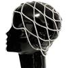 Generic Copricapo a rete con strass vuoti copricapo da sposa gioielli donna di lusso cristallo fascia copricapo per capelli