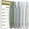 DERSHARA Lime unghie professionali multifunzione Lima Unghie a doppia faccia 100 * 180 * 300 * 600 * 1000 * 3000 * 6000 grit Manicure Buffer Double sided per Unghie in Cristallo Naturale Acrilico 6 pezzi