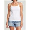 Calvin Klein Jeans Calvin Klein Cami Bright White Canotta Spal Sottile Bianco Donna